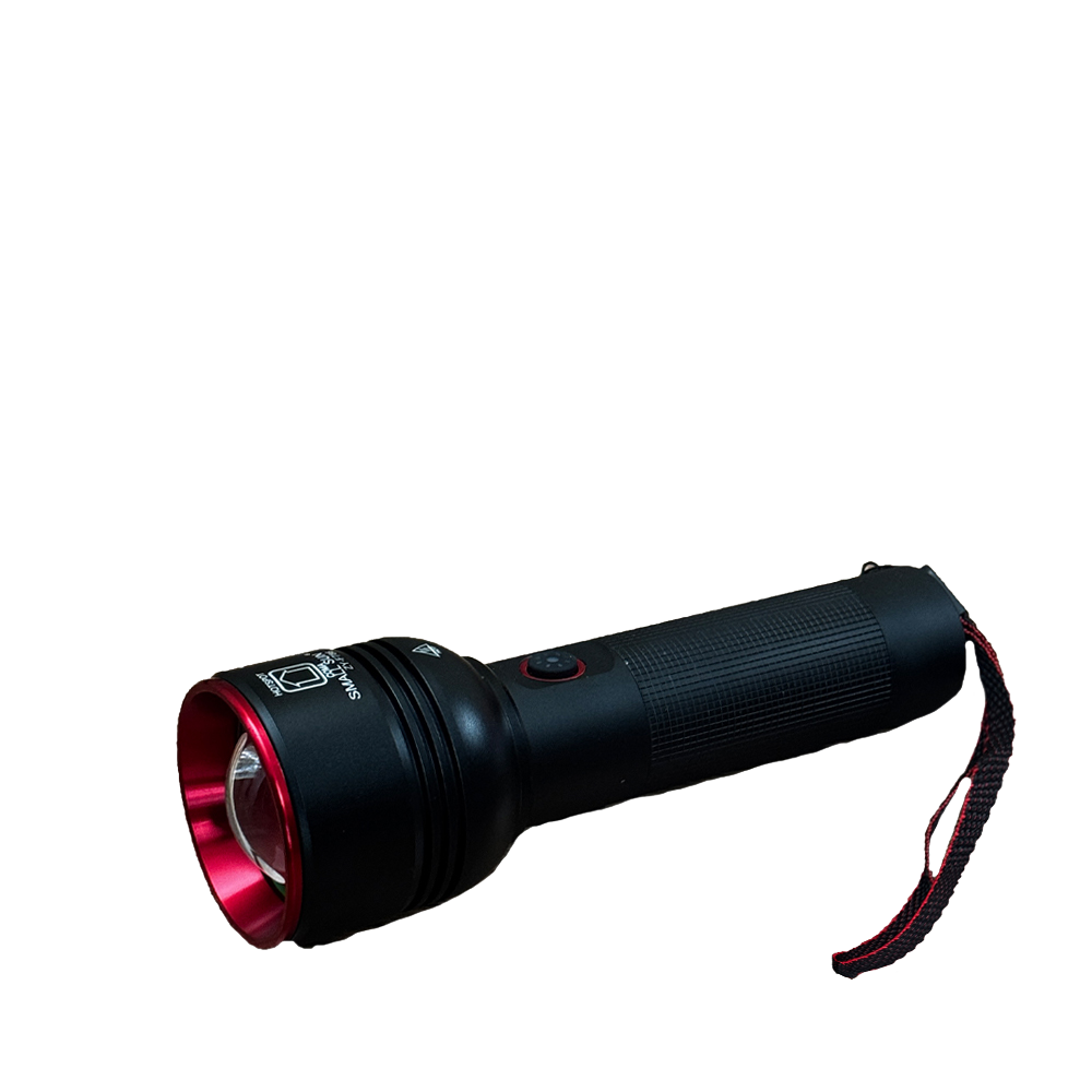 چراغ قوه دستی پلیسی شارژی تک باطری زوم دار اسمال سان (small sun)